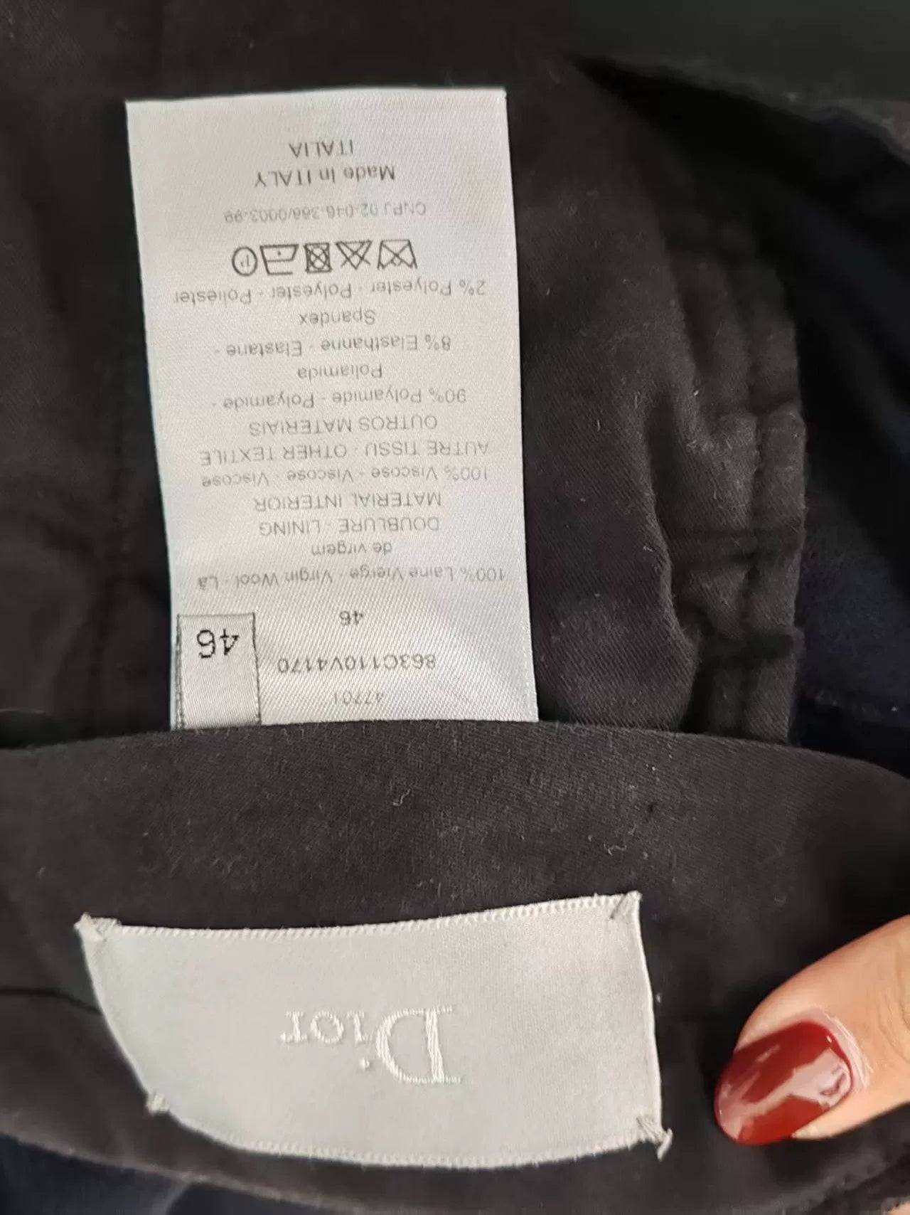 Authentic Dior Long Pants for Sale