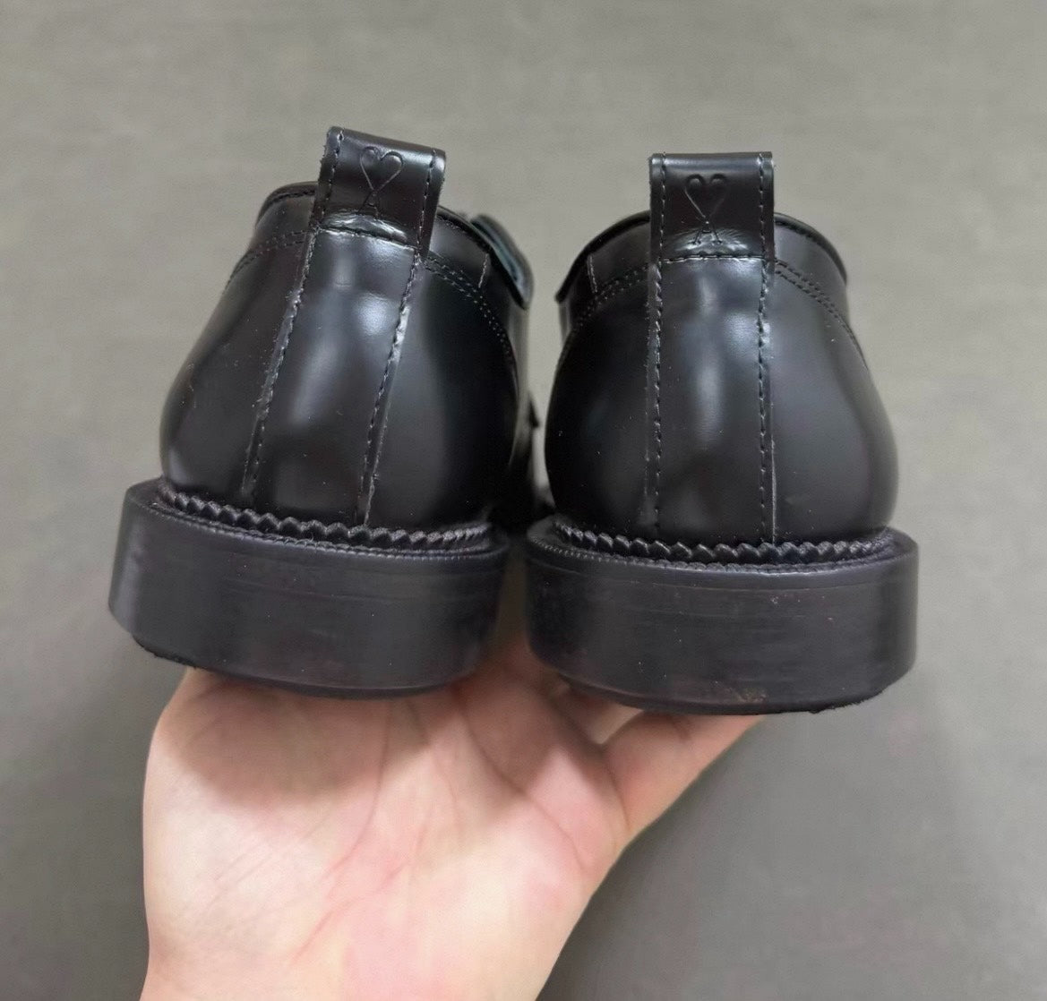 AMIRI Paris Round Toe Lace-Up Derby Shoes