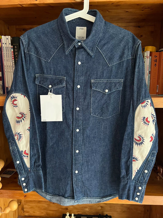 visvim indian water drop denim shirt