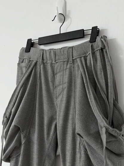 The Soloist Deconstructed Drop-Crotch Wool Pants