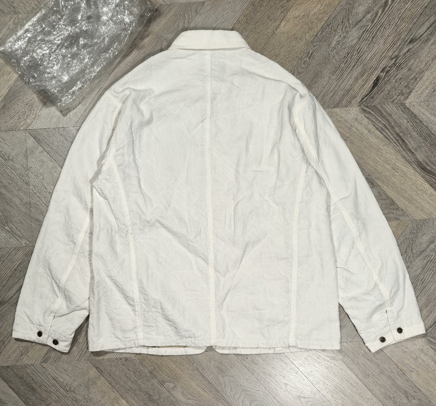 visvim 22AW ICT coverall jacket in ivory