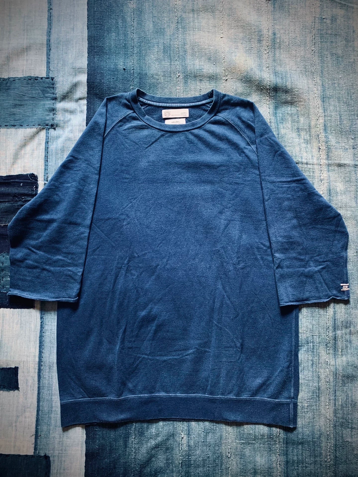 Visvim 2012SS Raglan 3/4 Crew Indigo
