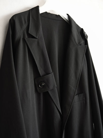 yohji yamamoto double-sided long coat