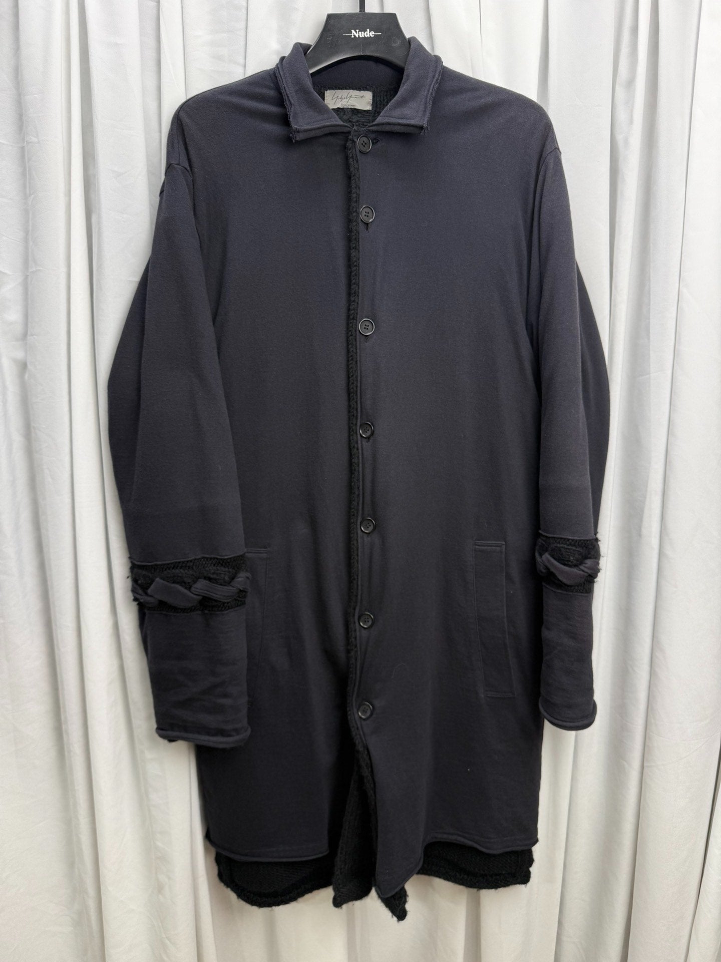 Yohji Yamamoto Pour Homme Wool Strap Coat