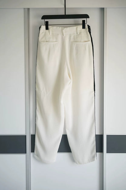 Yohji Yamamoto Velvet Patchwork Trousers