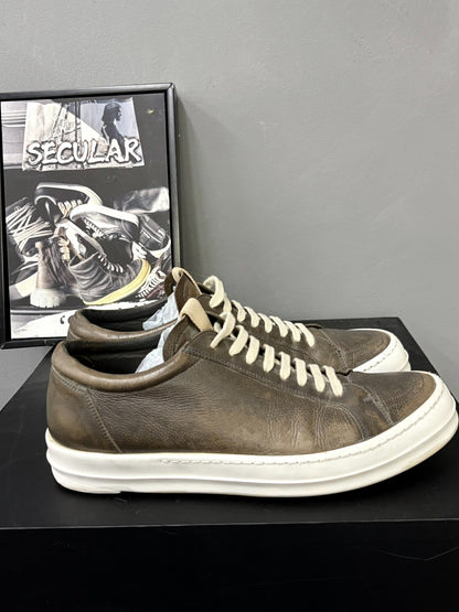 Rick Owens 20FW Low-Top Leather Sneakers