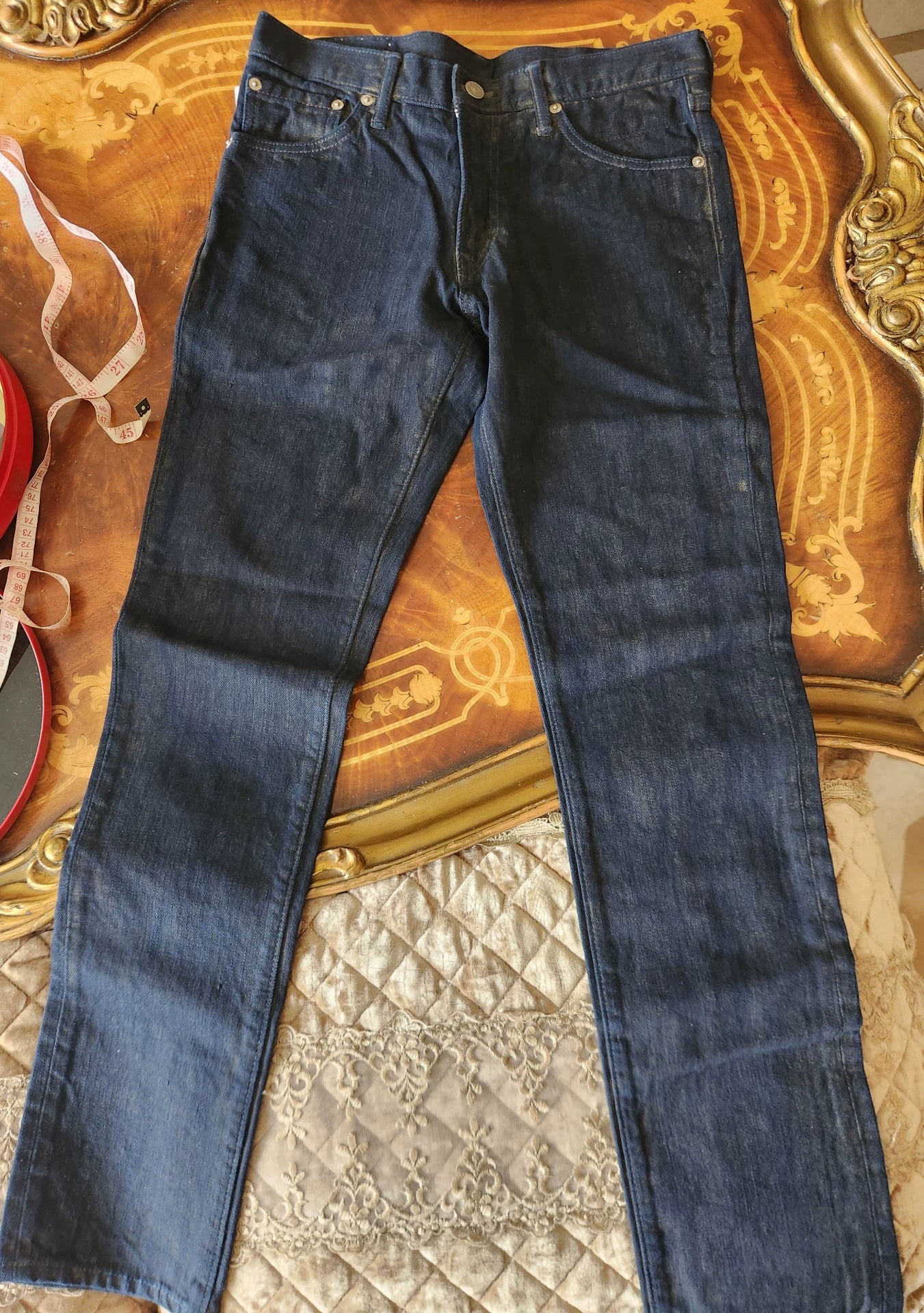 VISVIM Social Sculpture Raw Mud Jeans