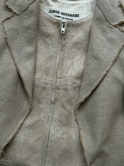 junya watanabe faux layered suit jacket