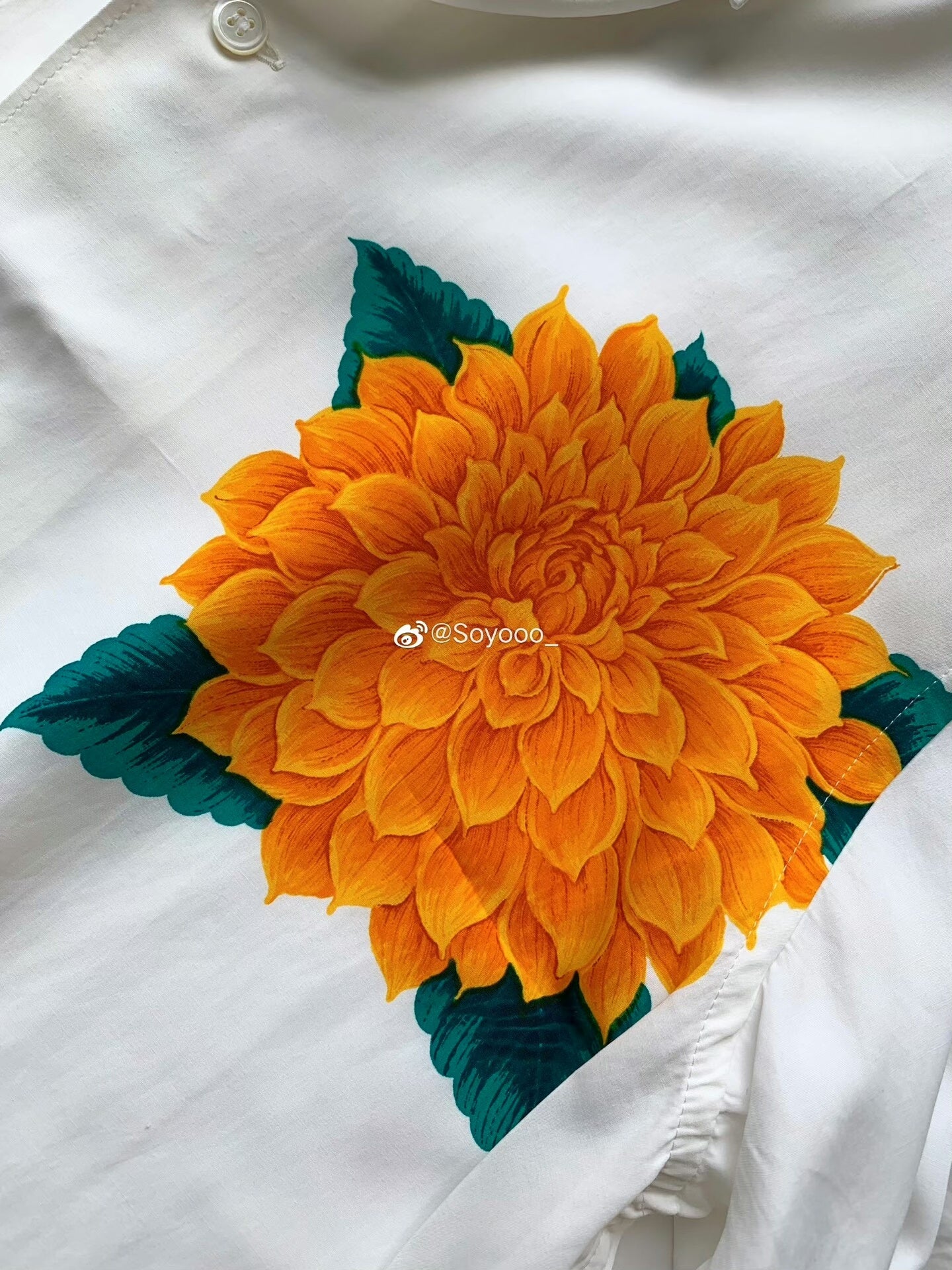 Yohji Yamamoto 87SS Dahlia Shirt