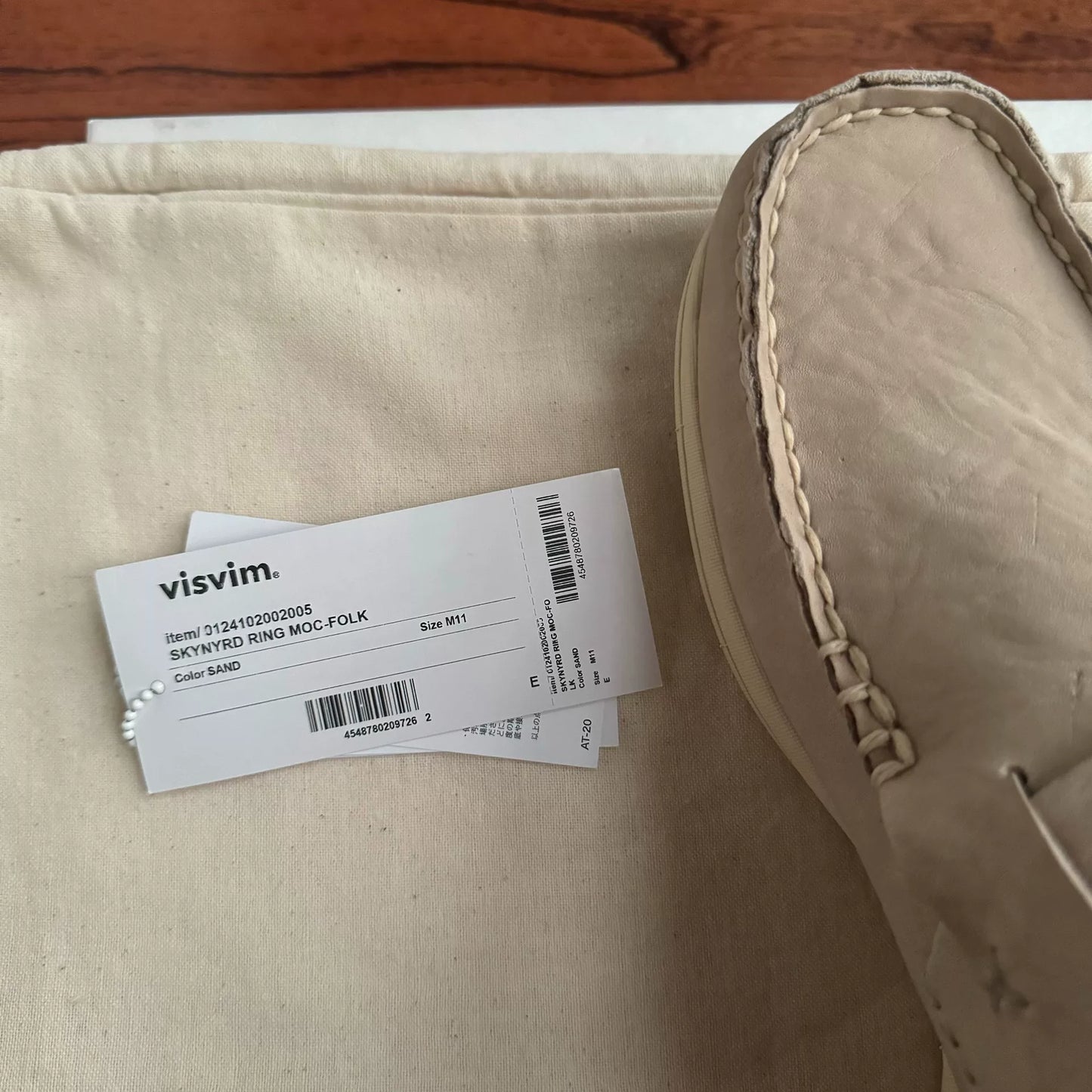 Visvim 24ss SKYNYRD RING MOC-FOLK