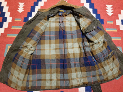 RRL Berkshire Camo Oilcloth Jacket