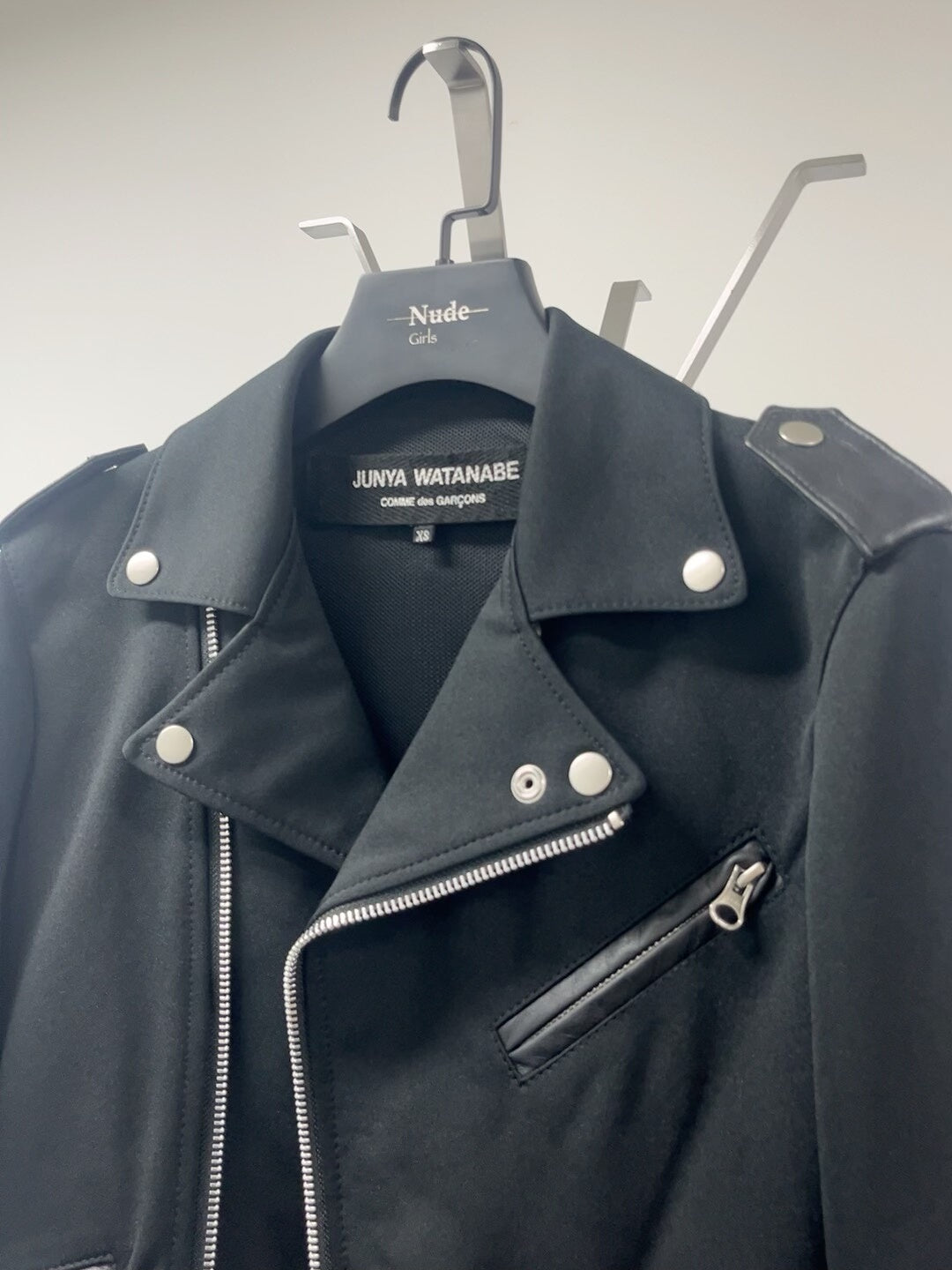 junya watanabe patchwork motorcycle jacket