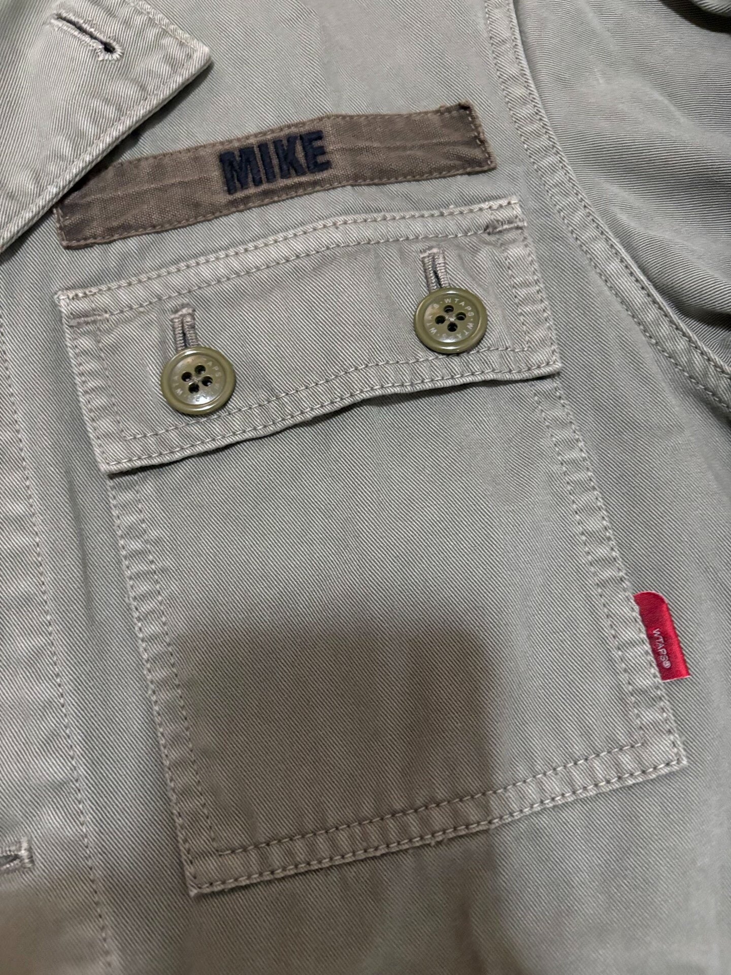 WTAPS JUNGLE 13SS Waxed Shirt Jacket