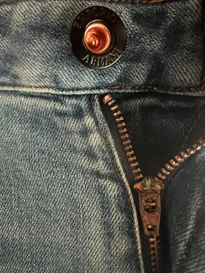 Emporio Armani Water-Washed Denim Jeans