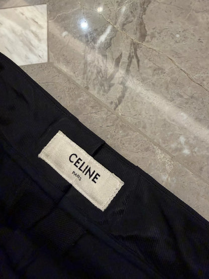 Celine By Hedi Slimane Black Trousers