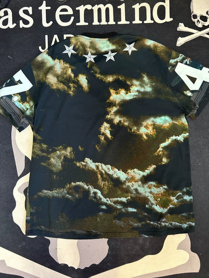 Givenchy Green Airplane Short Sleeve T-shirt