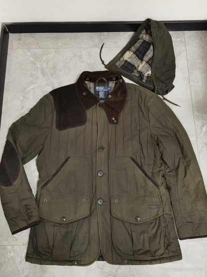 RRL Ralph Lauren Waxed Quilted Hunting Jacket