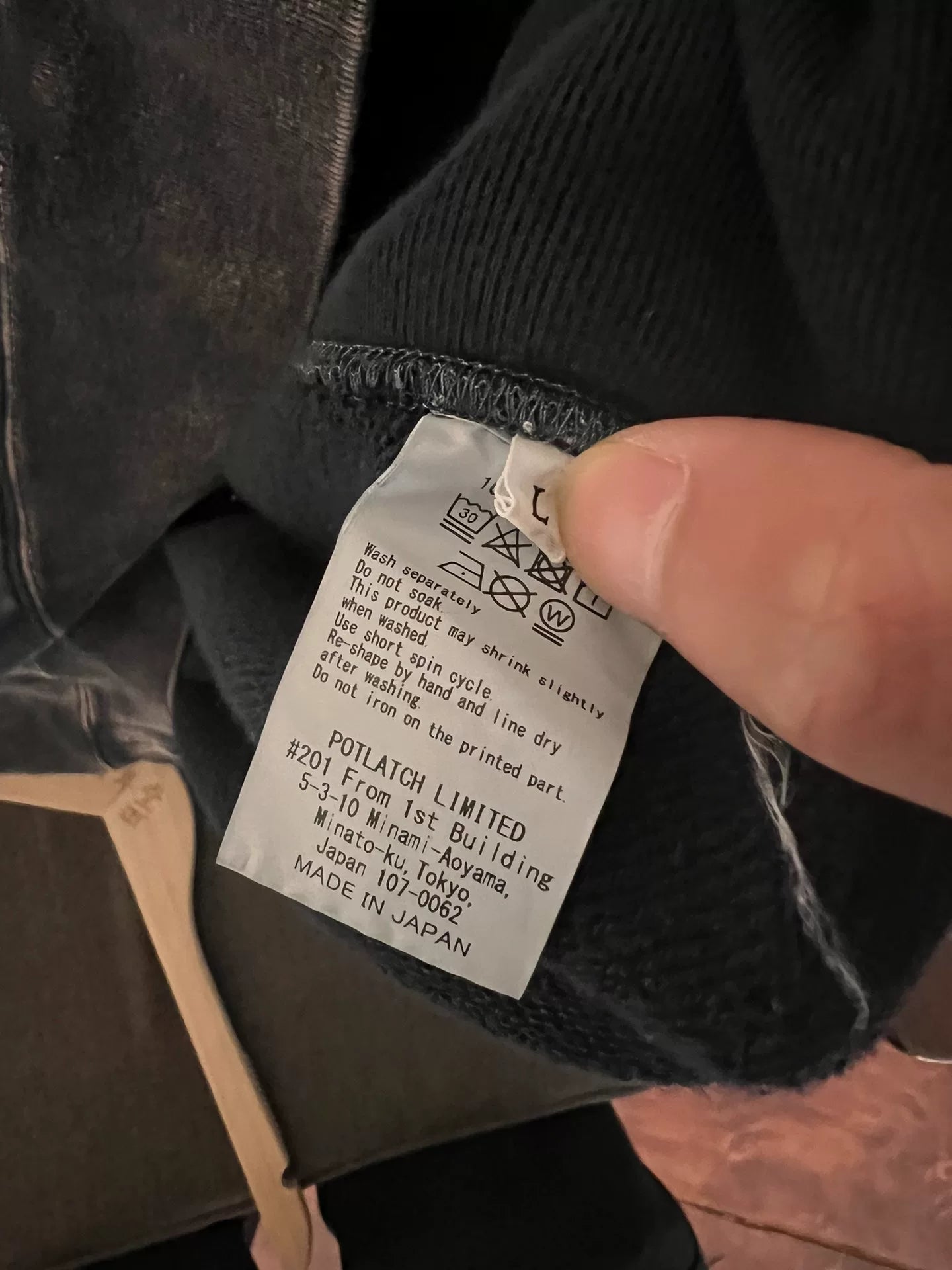 vintage Cav Empt graphic hoodie in black