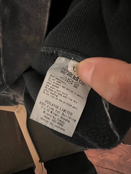 vintage Cav Empt graphic hoodie in black