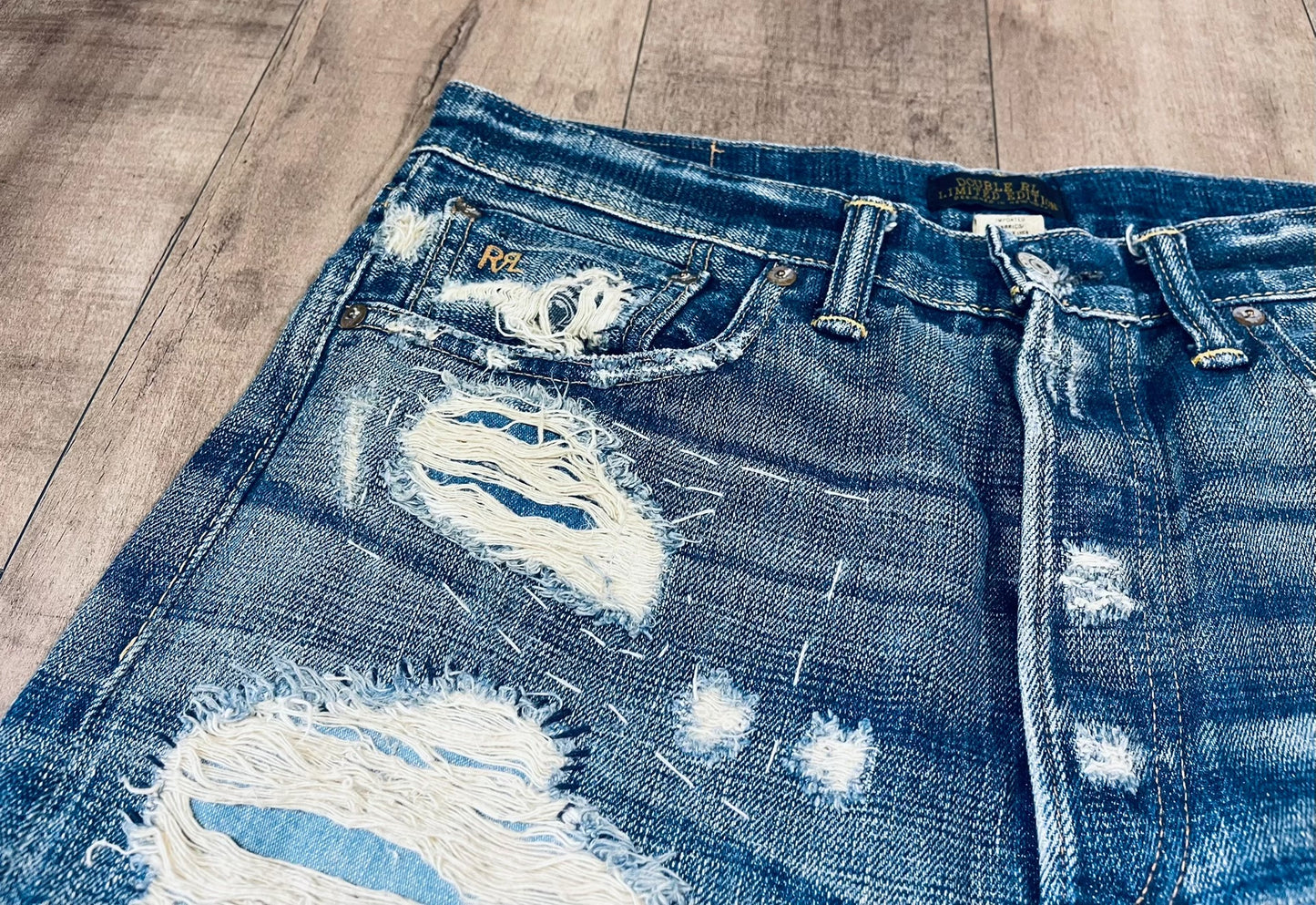 RRL Ralph Lauren Distressed Jeans