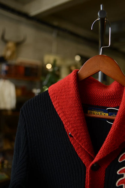 Ralph Lauren Ivy Style Shawl Collar Wool Cardigan