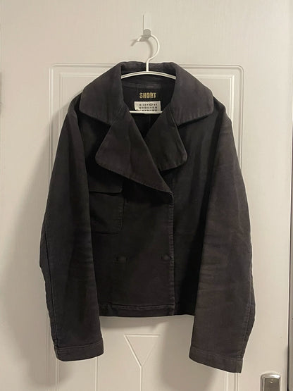 Maison Martin Margiela Navy Collar Jacket