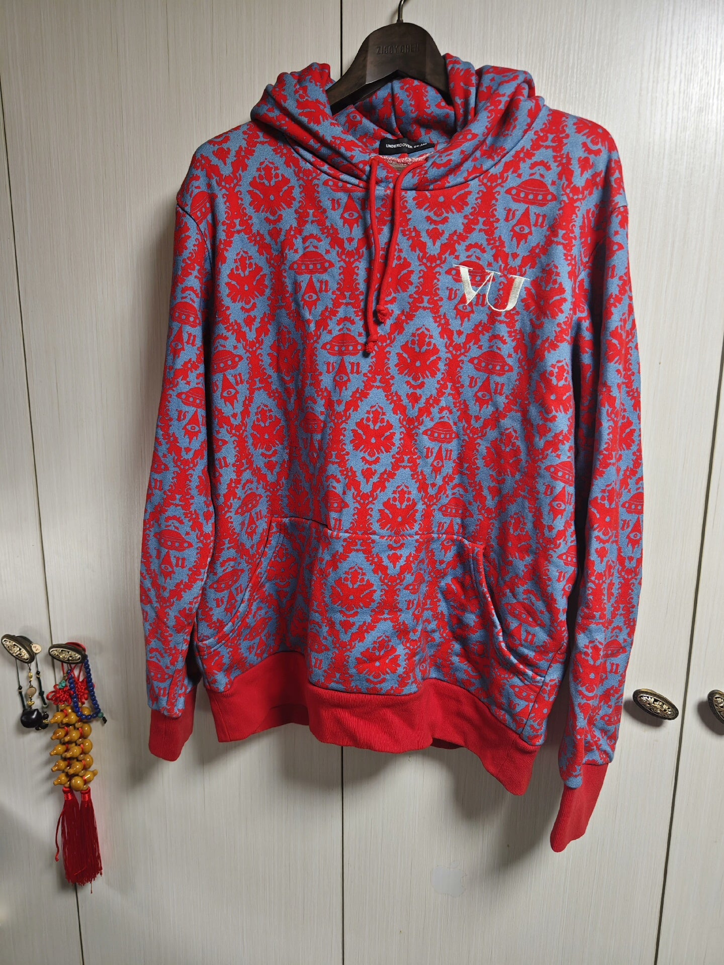 valentino x undercover graphic hoodie size 3