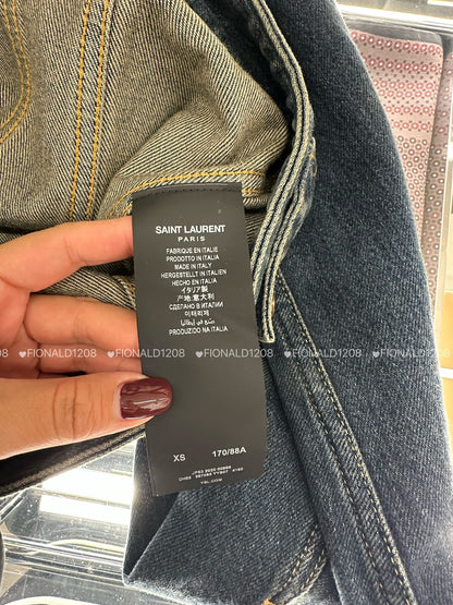 Saint Laurent Men's Blue Denim Jacket