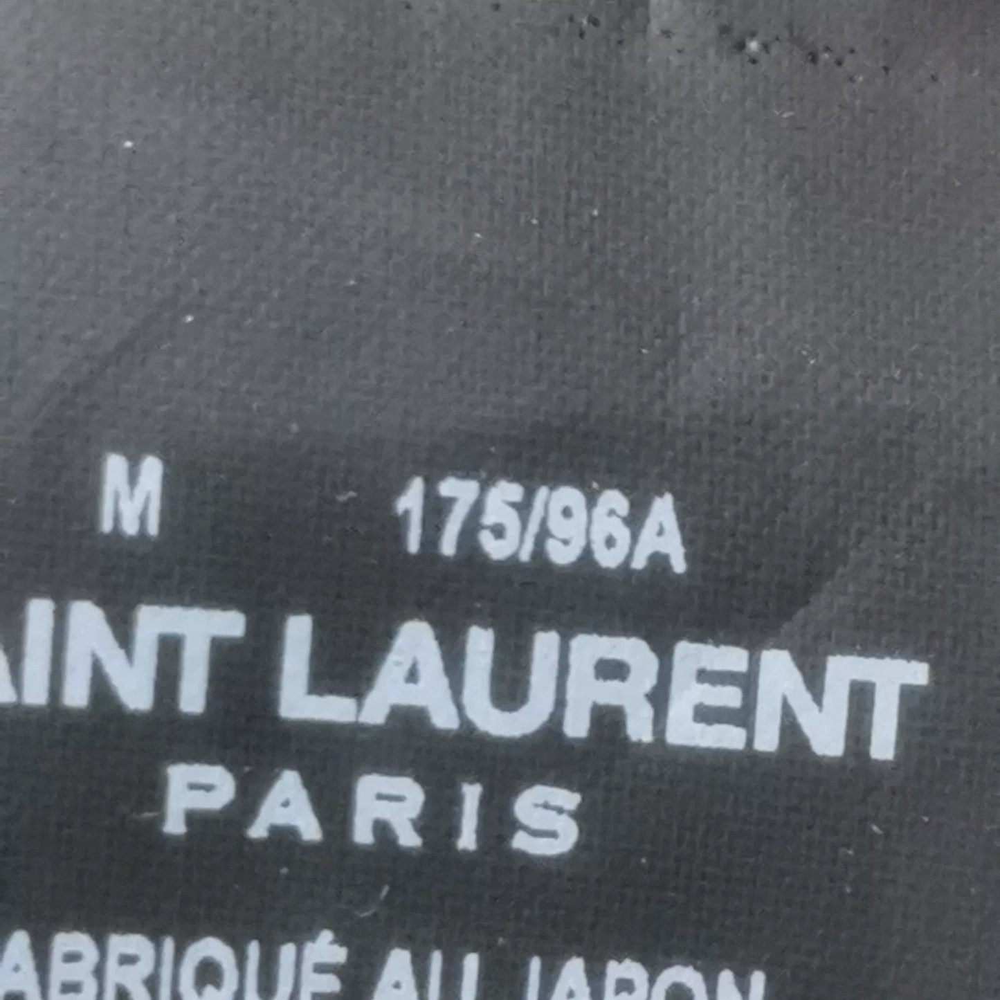Saint Laurent Shark Embroidery Denim Jacket