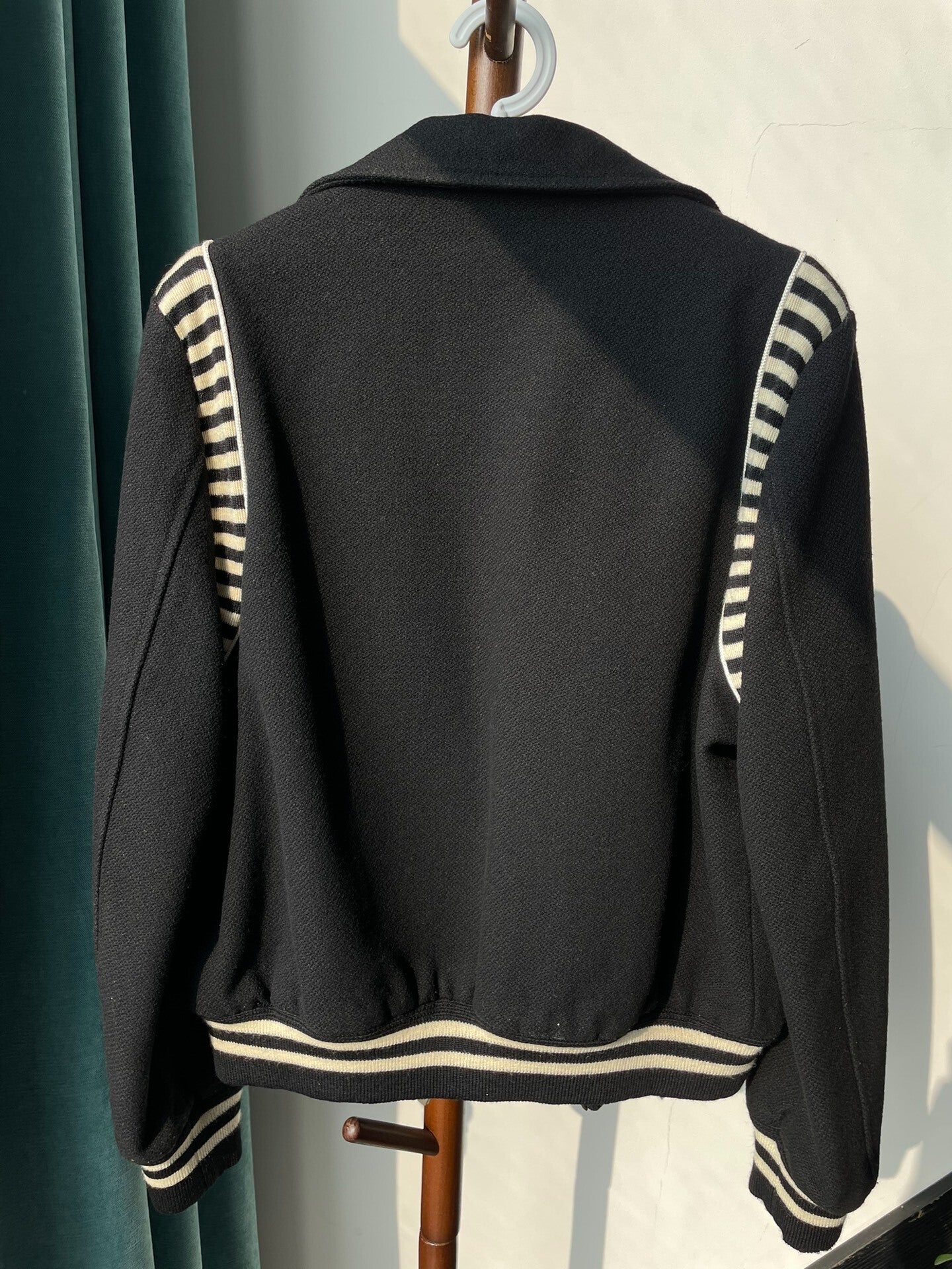Saint Laurent Zebra Stripe Wool Jacket
