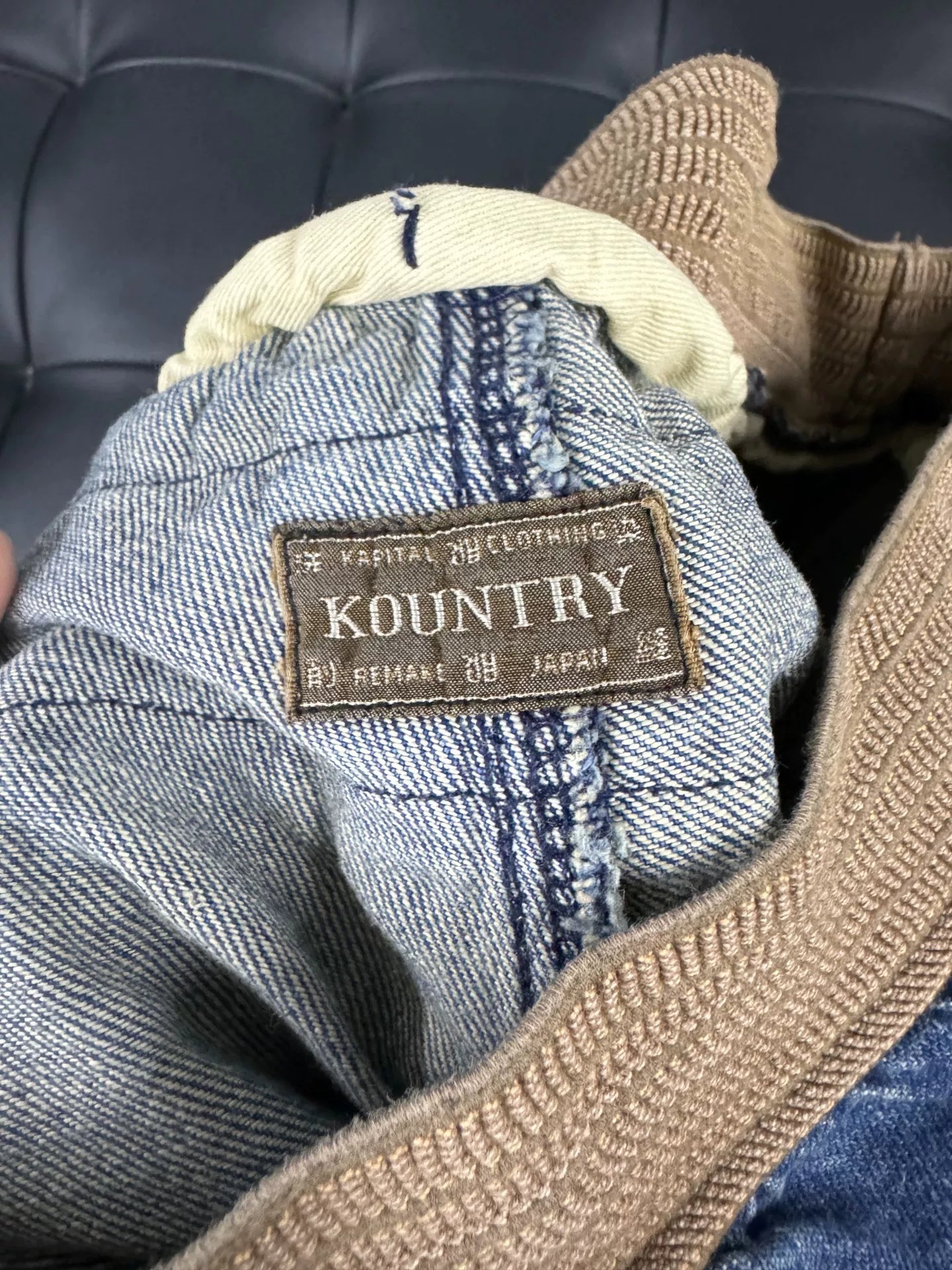 Kapital Kountry Wide-Leg Denim Pants