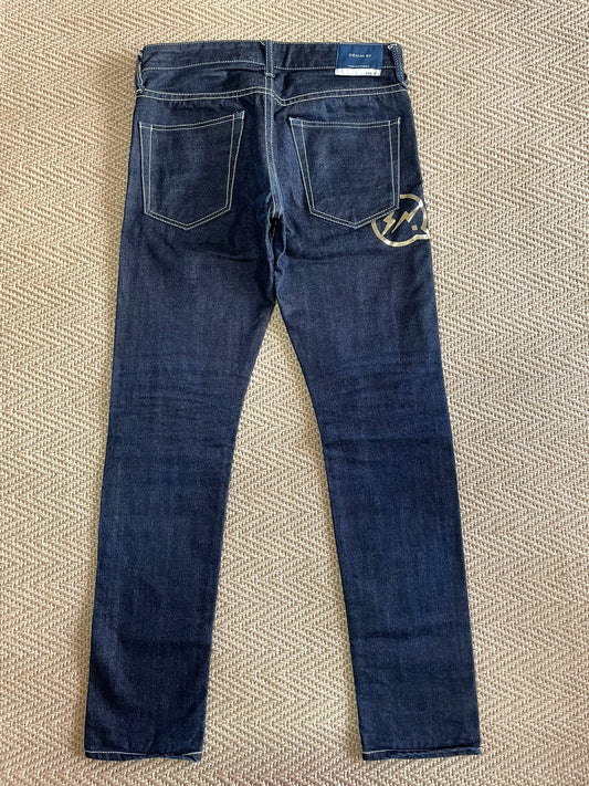Vanquish & Fragment Gold Lightning Denim