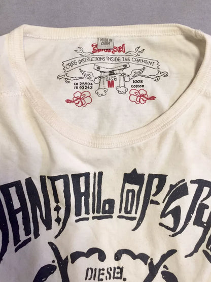 Diesel Vintage Distressed Cotton T-Shirt
