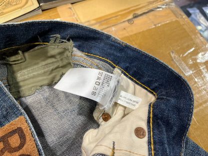 RRL Vintage Limited Patch Distressed Jeans