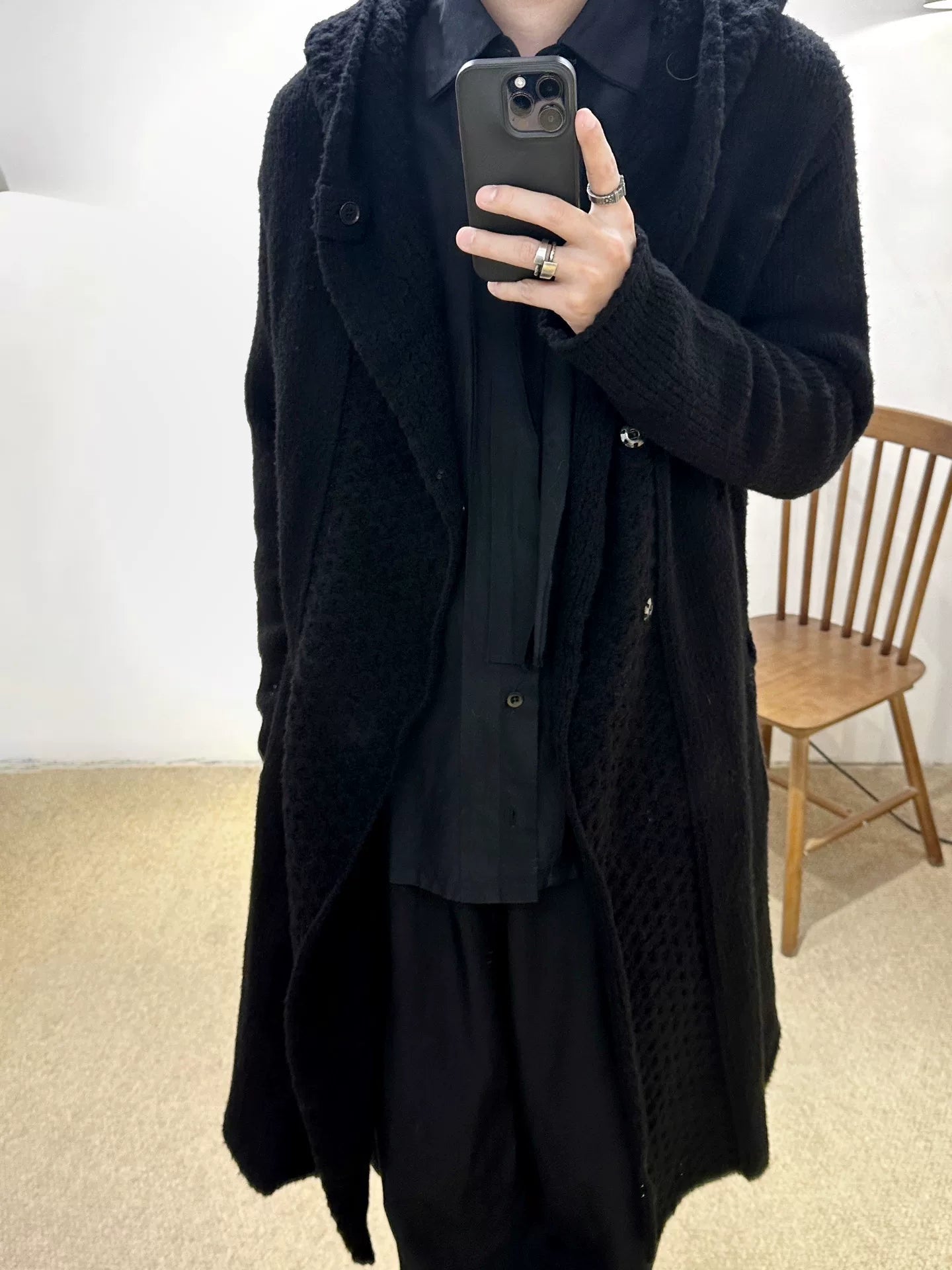 Yohji Yamamoto A/W 2012 Wool Hooded Coat