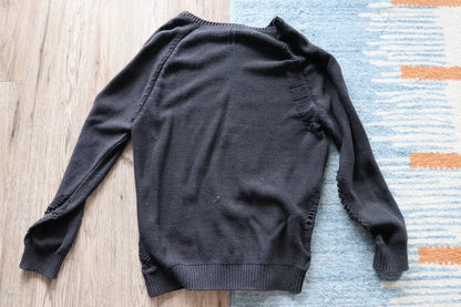 Saint Laurent Paris Black Sweater XL