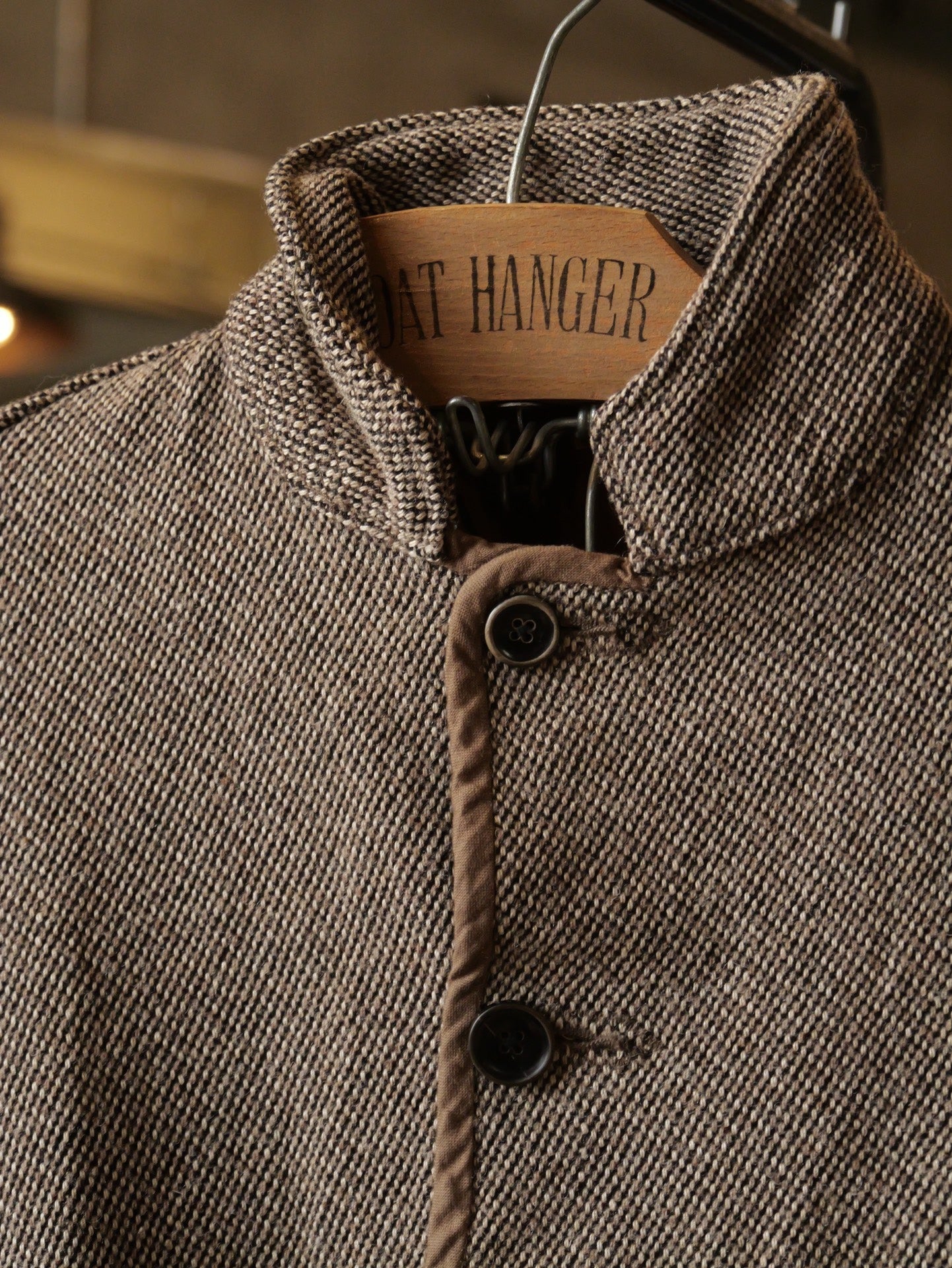 Kapital Woven Leather Patchwork Jacket
