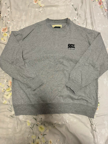 Beams SSZ 20AW Printed Oversized Crewneck Sweatshirt