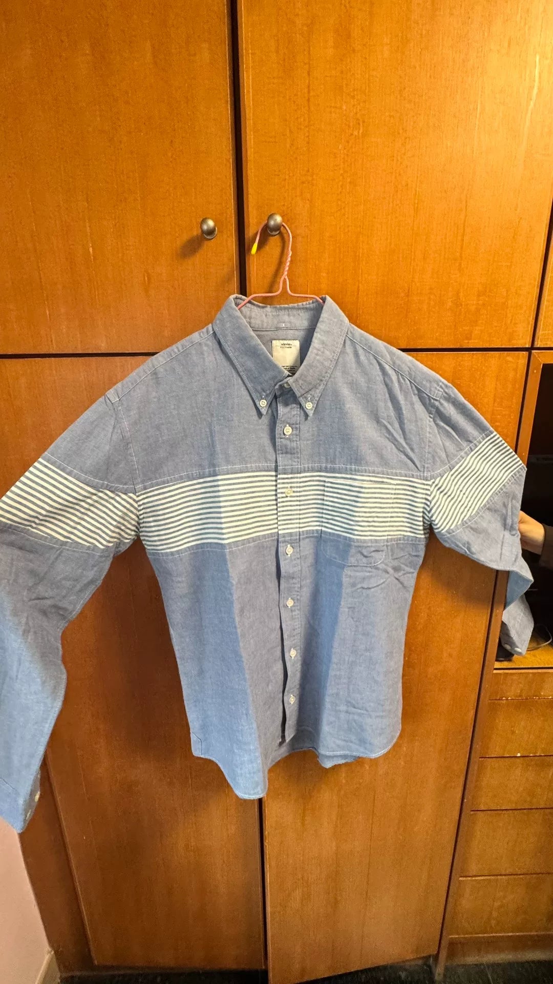Visvim Blue Striped Movie Shirt