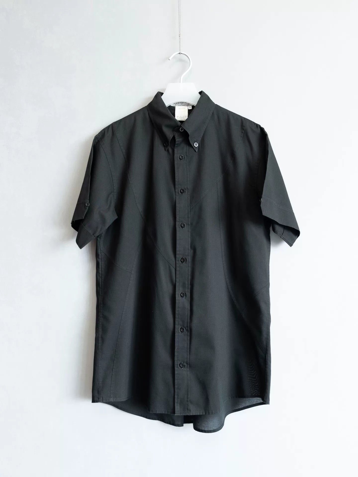 Yohji Yamamoto Black Short Sleeve Shirt