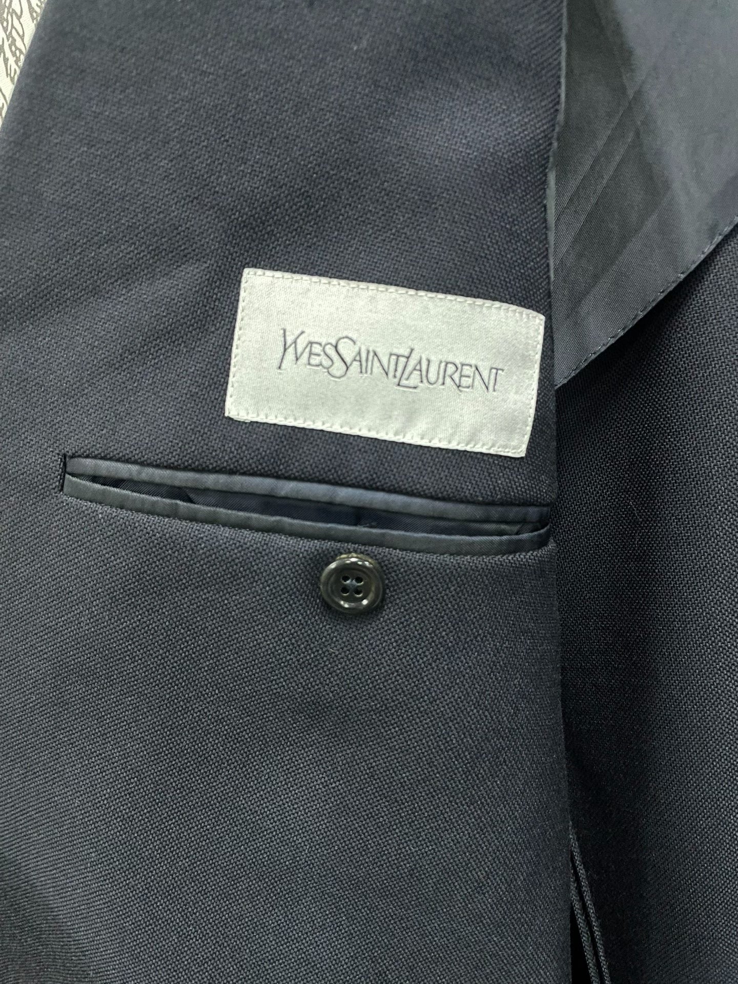 Saint Laurent Dark Blue Men's Blazer