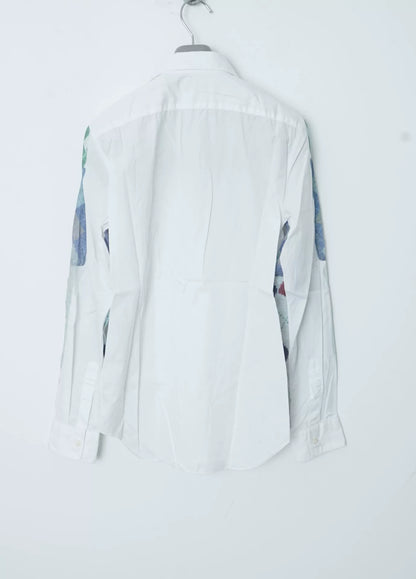 Comme des Garçons Large Collar Patchwork Shirt