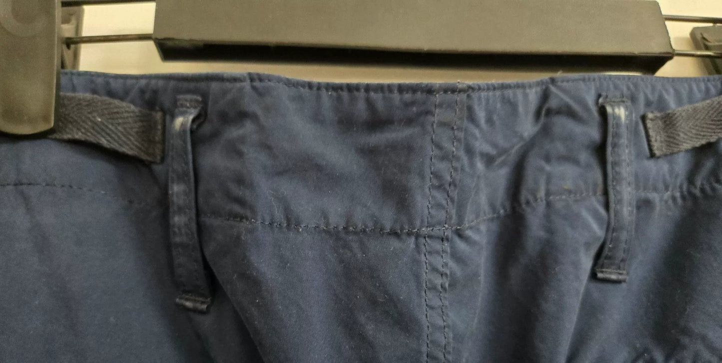 Porter Classic Indigo Nylon Cargo Pants