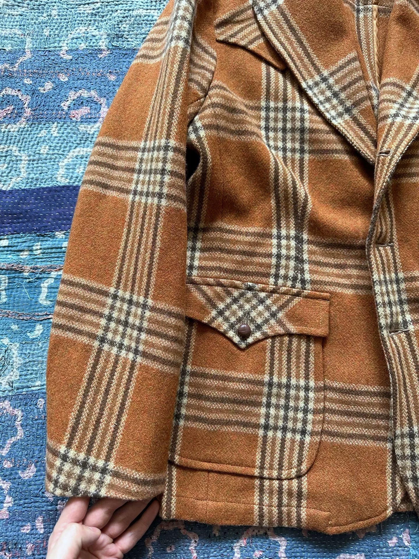 RRL Western Plaid Blazer Jacket