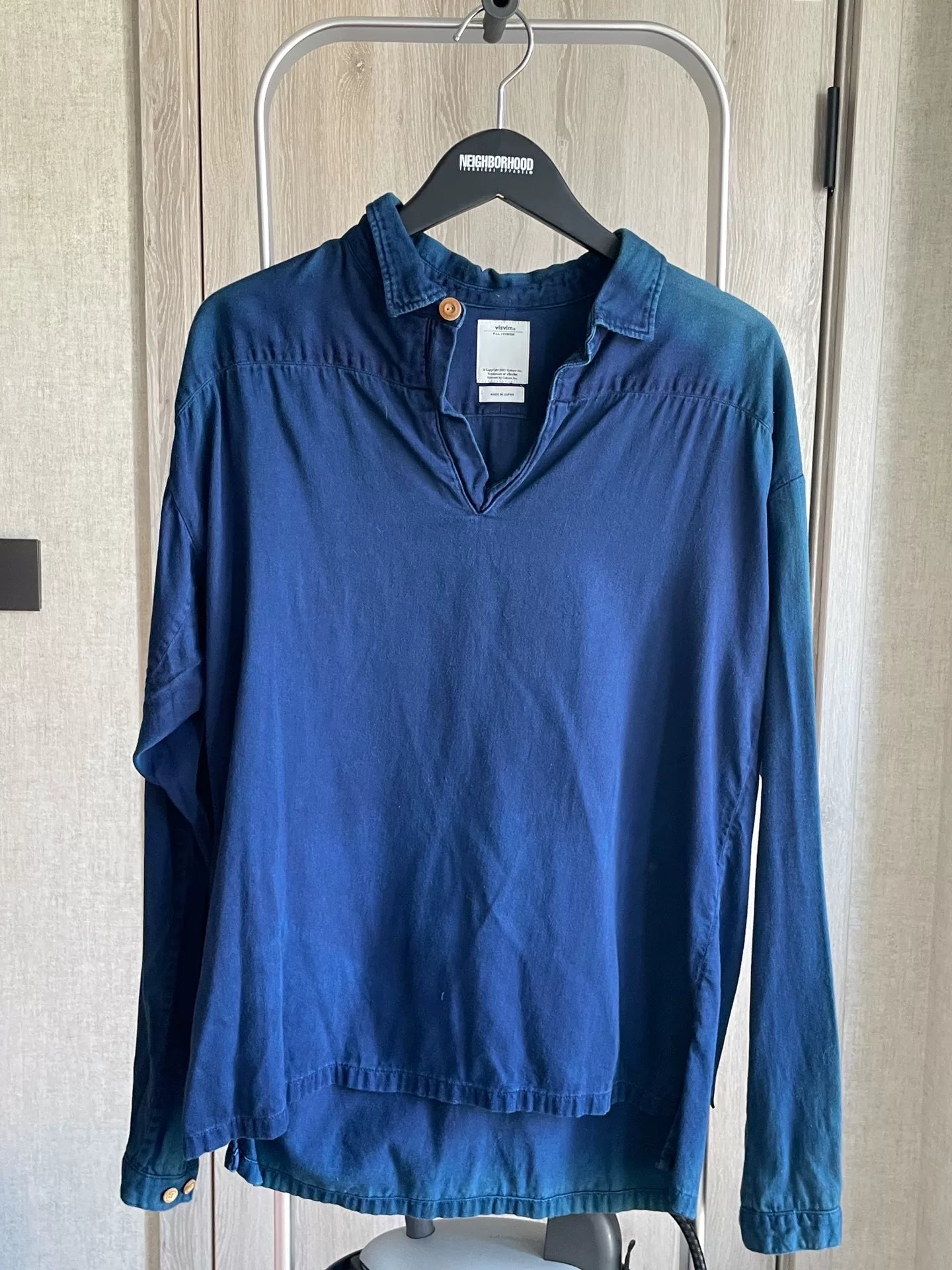 visvim Indigo Dye Tunic Shirt