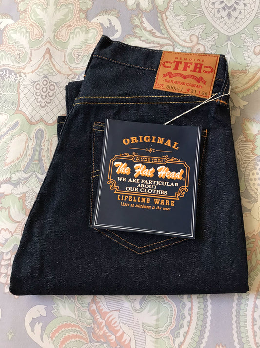 The Flat Head 3005AI Natural Dye Jeans