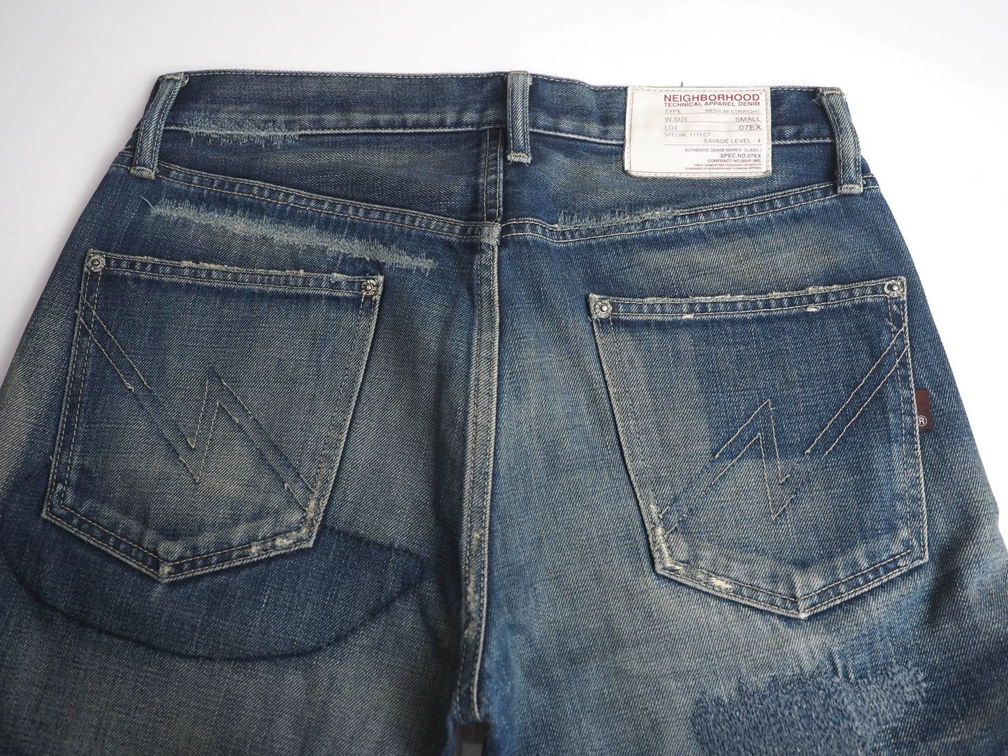 neigborhood scab savage denim pants medium