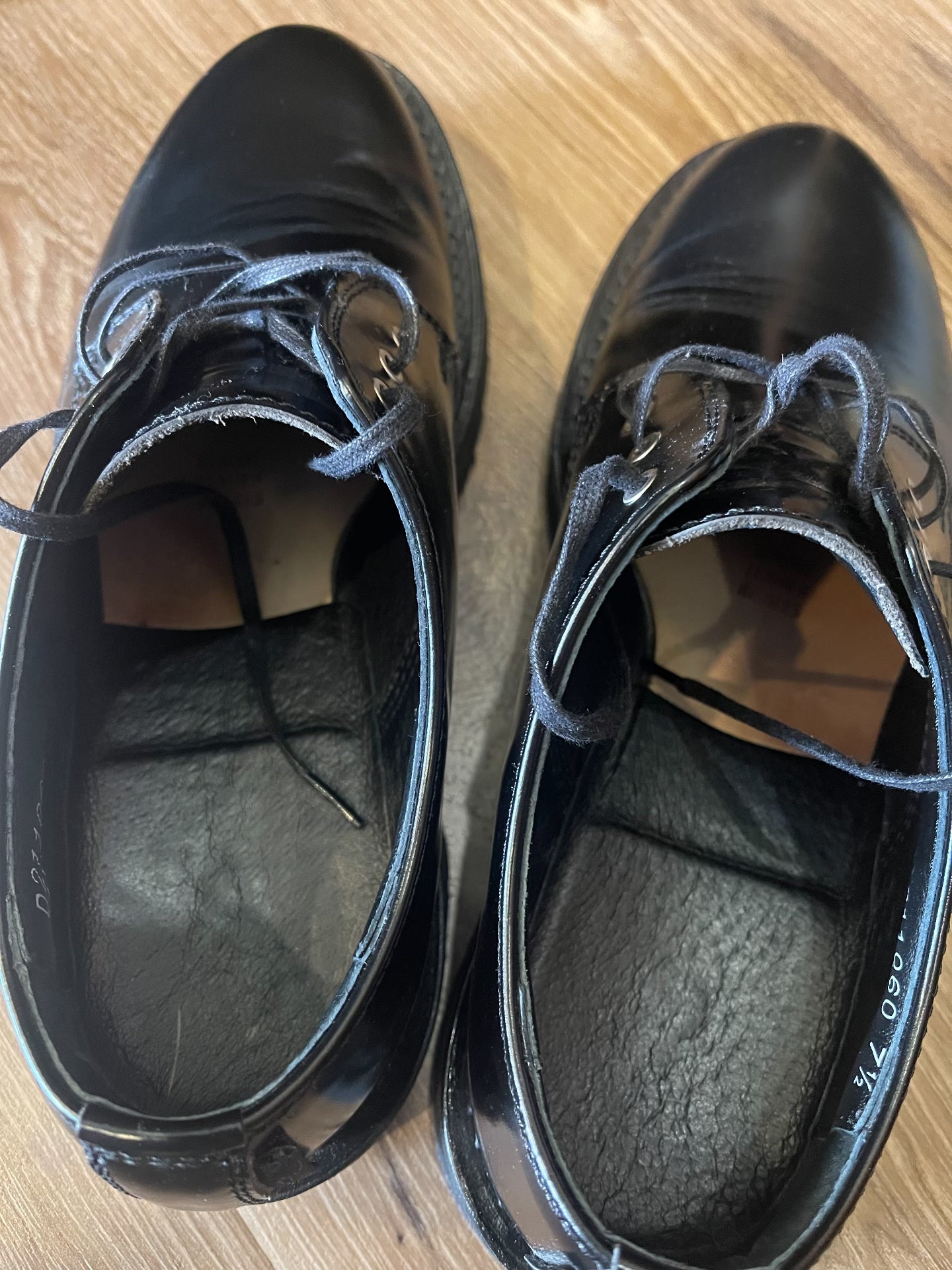 N.HOOLYWOOD DANNER Derby Leather Shoes