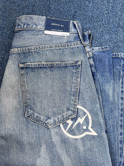 Vanquish Fragment Wide Denim Jeans