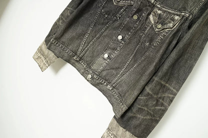 Yohji Yamamoto Y's For Men Faded Denim Jacket